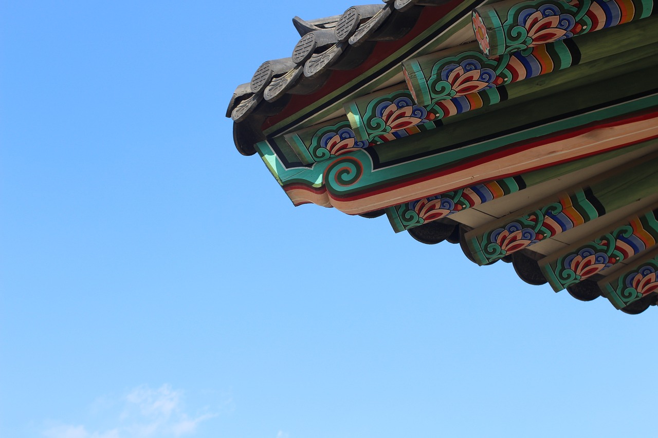 republic of korea, forbidden city, autumn