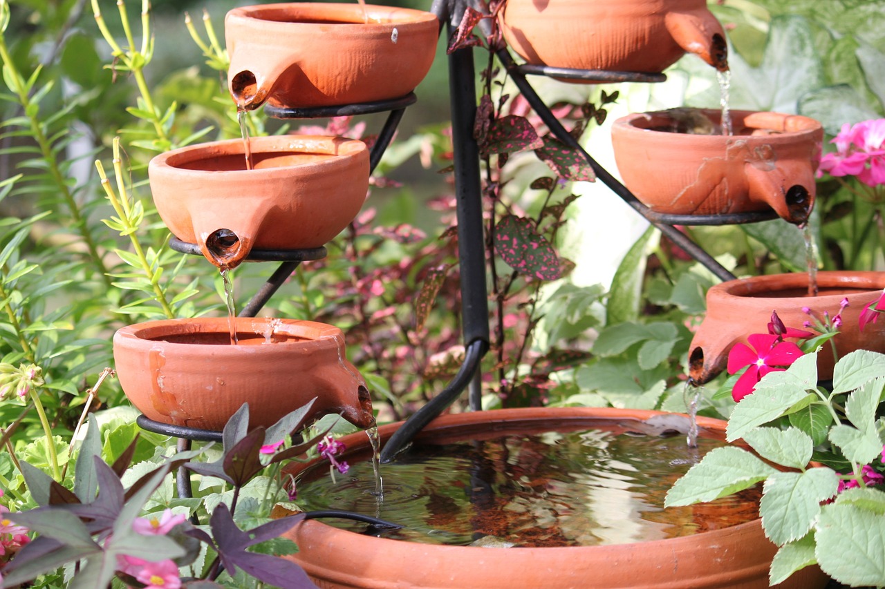 water fountain, relaxing, stress management